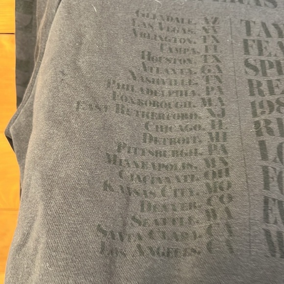Taylor Swift The Eras Tour Womens Concert Merch Hoodie Gray Sweatshirt oversized - Picture 9 of 12